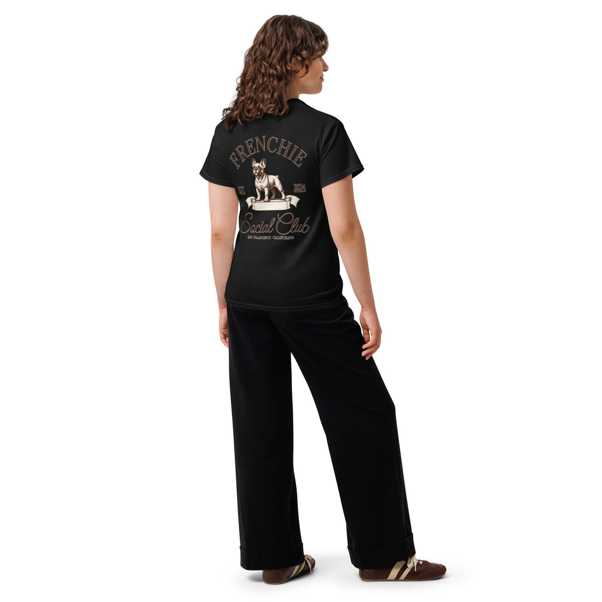 Frenchie Social Club Tee – black back