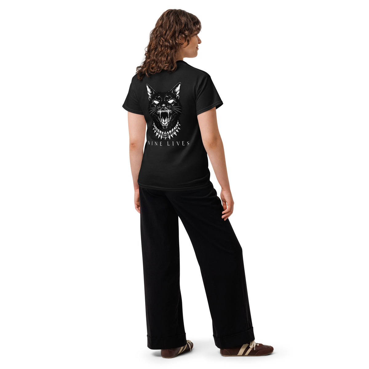 Nine Lives After Dark Tee – black back
