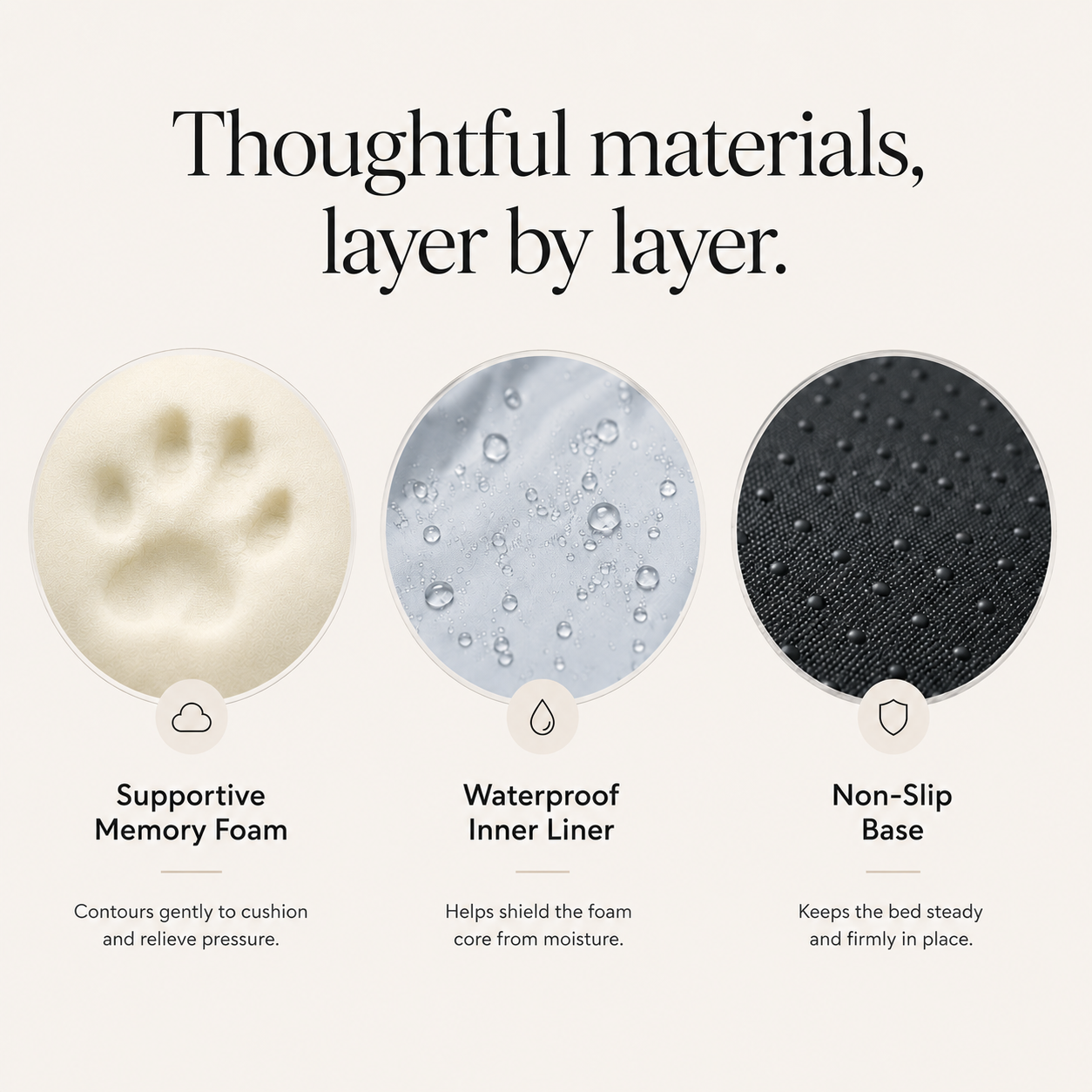 CloudNest Memory Foam Bed
