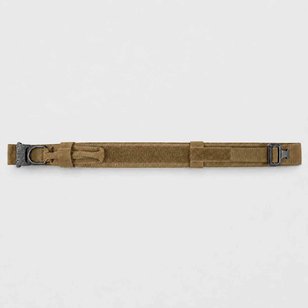 Trek™ heavy-duty dog collar laid flat with adjustable strap