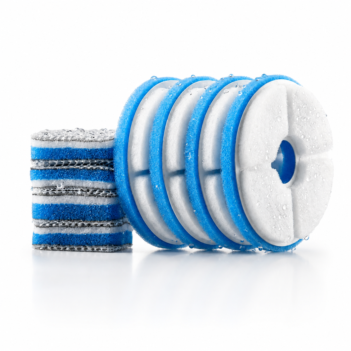 Lumi replacement filter four-pack for the stainless steel fountain