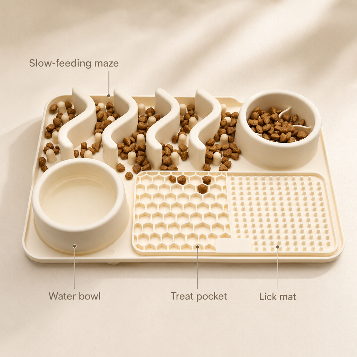Slow Feeder Licking Mat