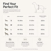 Trek dog harness size guide