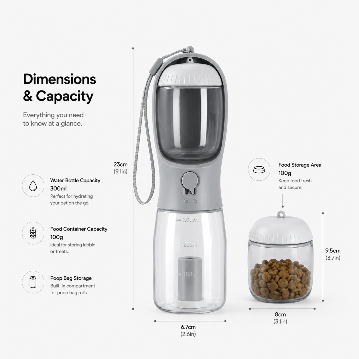 HydraGo 3-in-1 Water Bottle