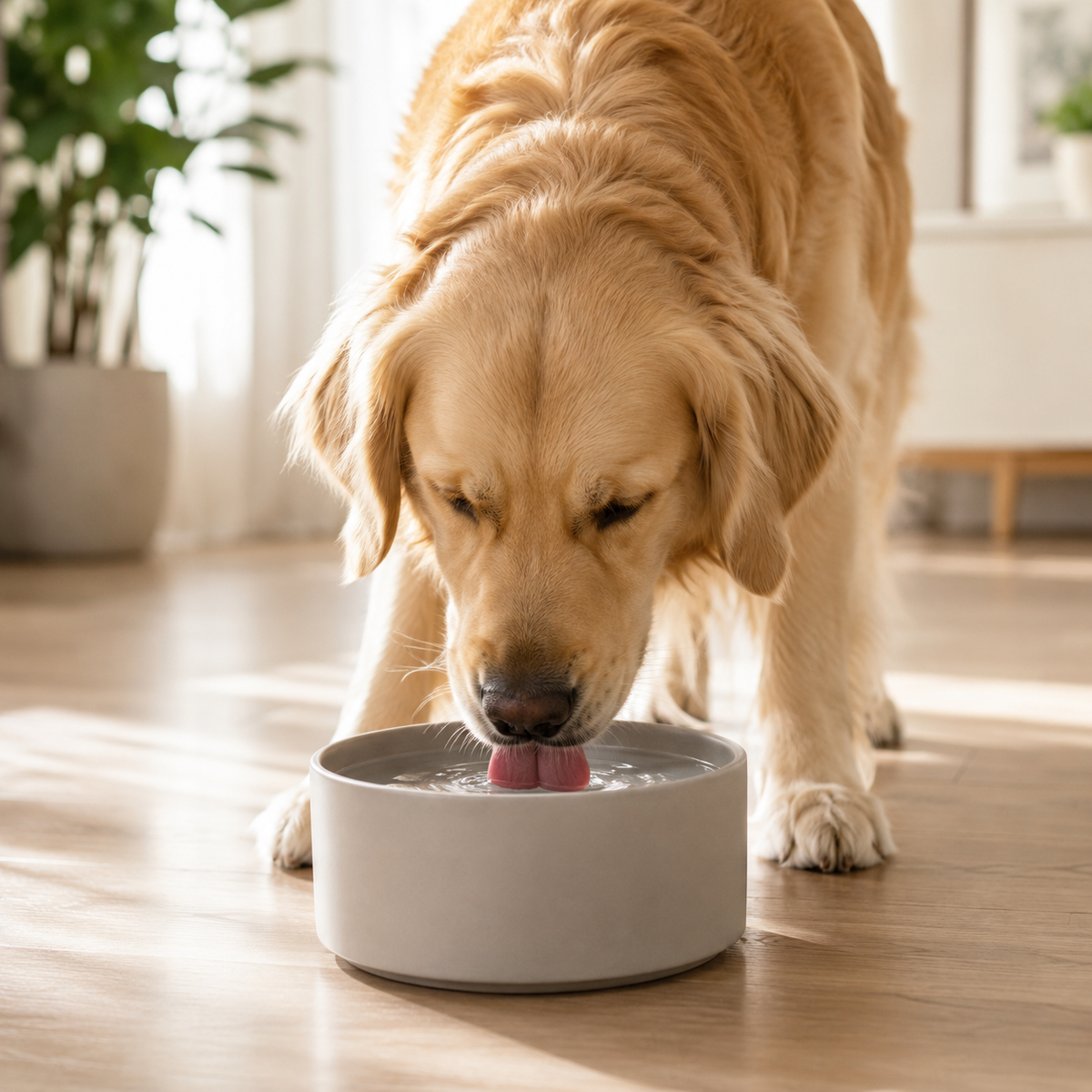 Smooth non-porous surface of the ceramic pet bowl