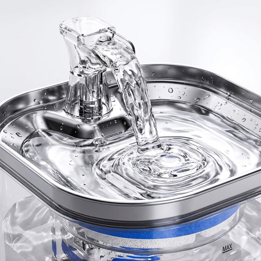Lumi™ Stainless Steel Fountain