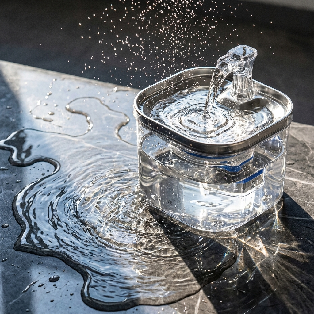 Lumi™ Stainless Steel Fountain