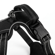 Trek dog harness showing breathable mesh construction