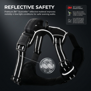 Trek dog harness showing padded control handle