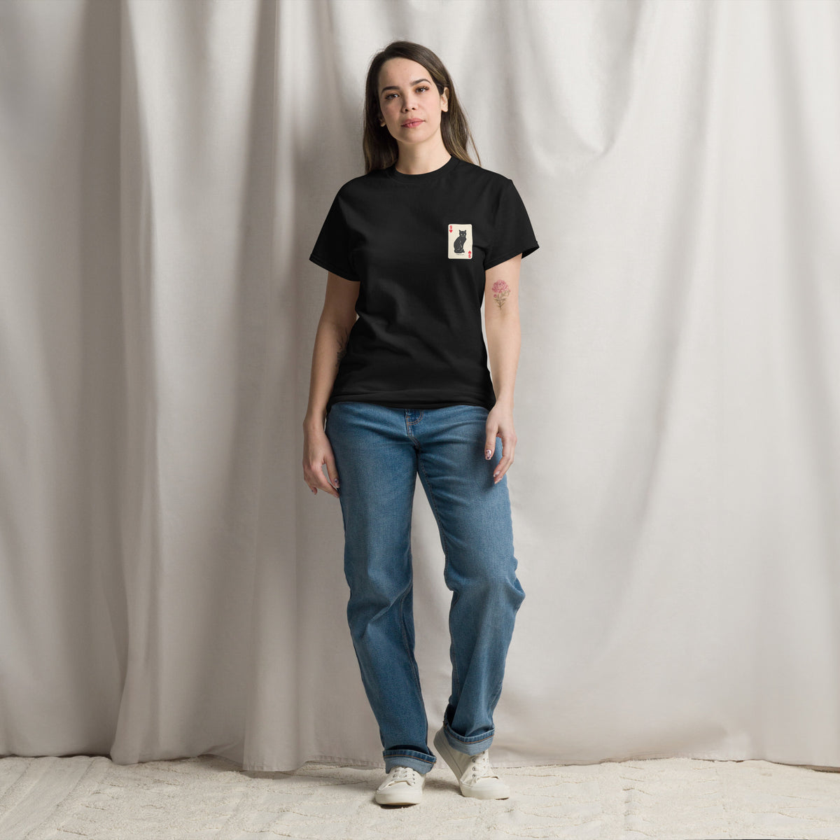 9 Lives Tee – black front