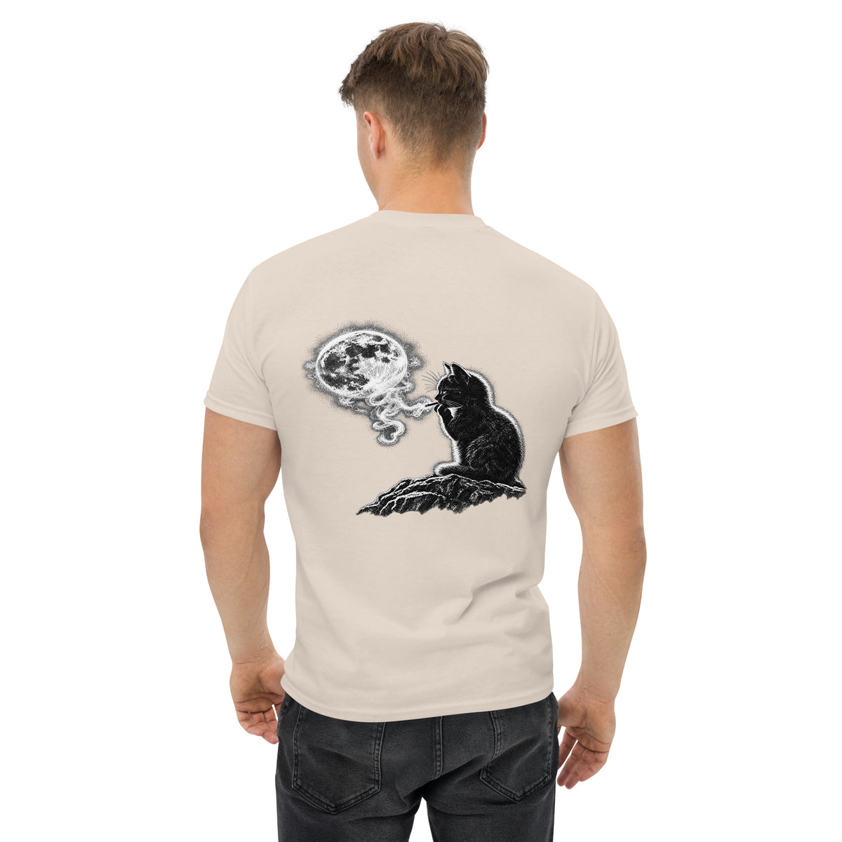 Smoky Night Tee – natural back