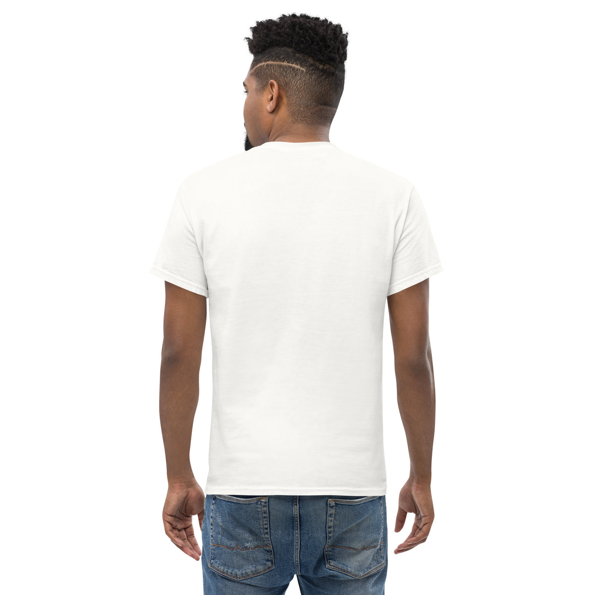 Black Cat Energy Tee – white back